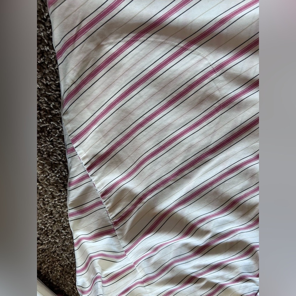 Chico's Striped Button-Up Shirt - Picture 9 of 10